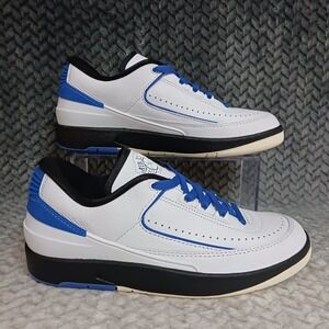 Air Jordan 2 Retro Low Varsity Royal Women's Casual Sneakers Shoes Size 8